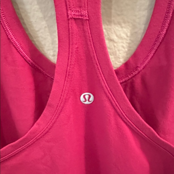 Lululemon Pink Racerback Tank Top - Picture 4 of 4